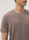 T-shirt in cotone elasticizzato grigia slim fit_3