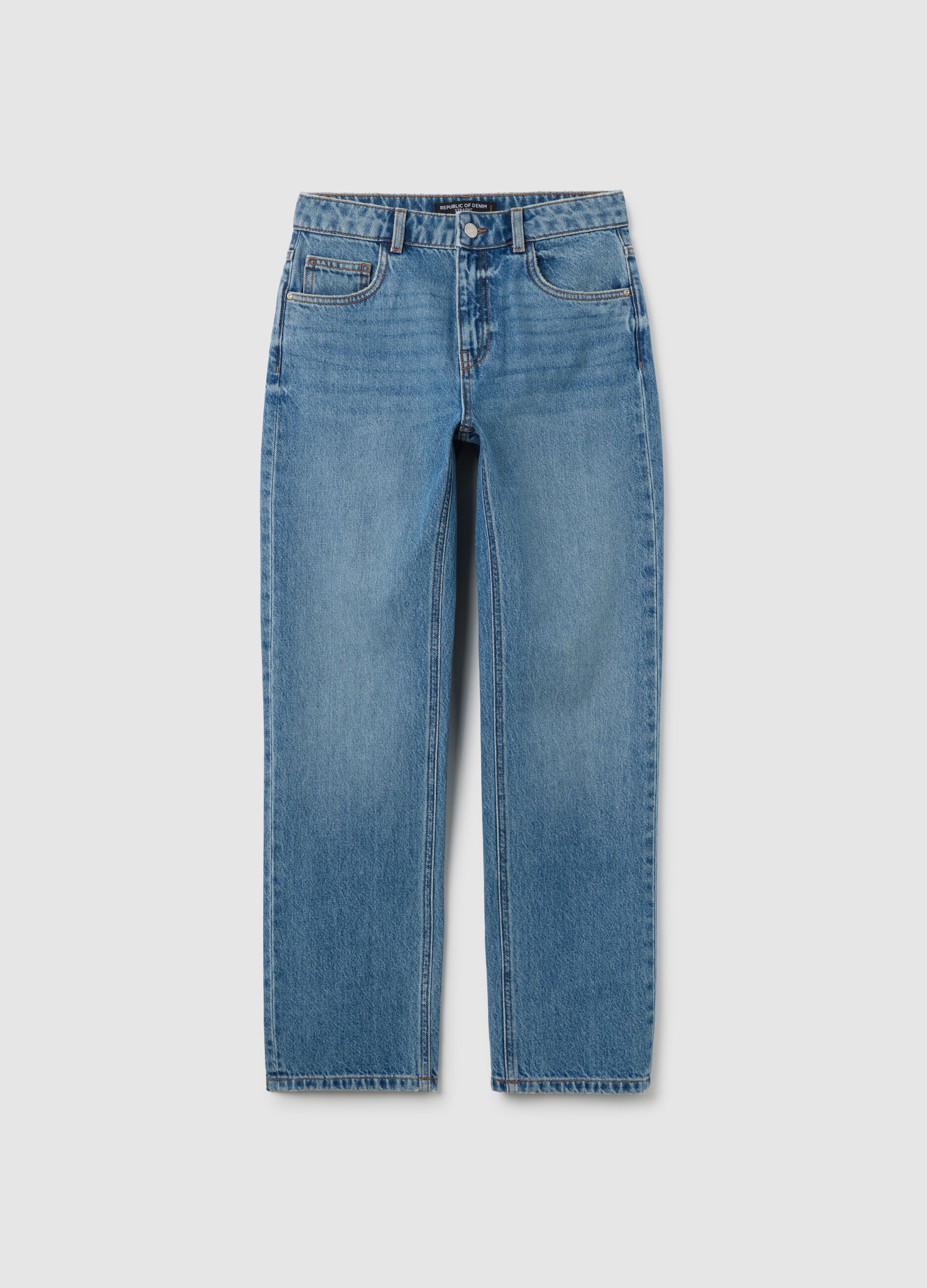 Women's regular fit pure cotton denim jeans