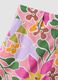 Pure cotton multicolour floral-print shorts_2