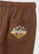 Boys' Brown Pure Cotton Jogger_2