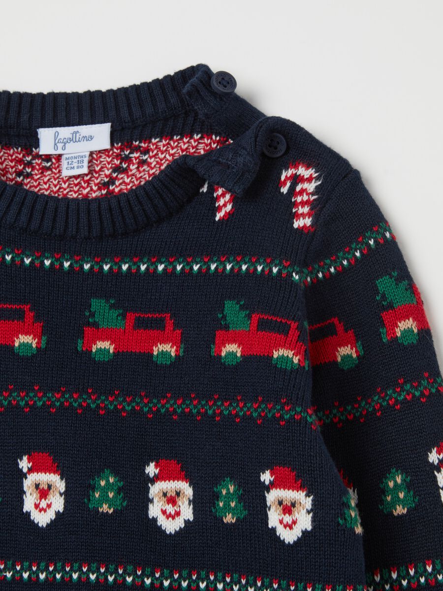 Christmas jumper with jacquard designs_2