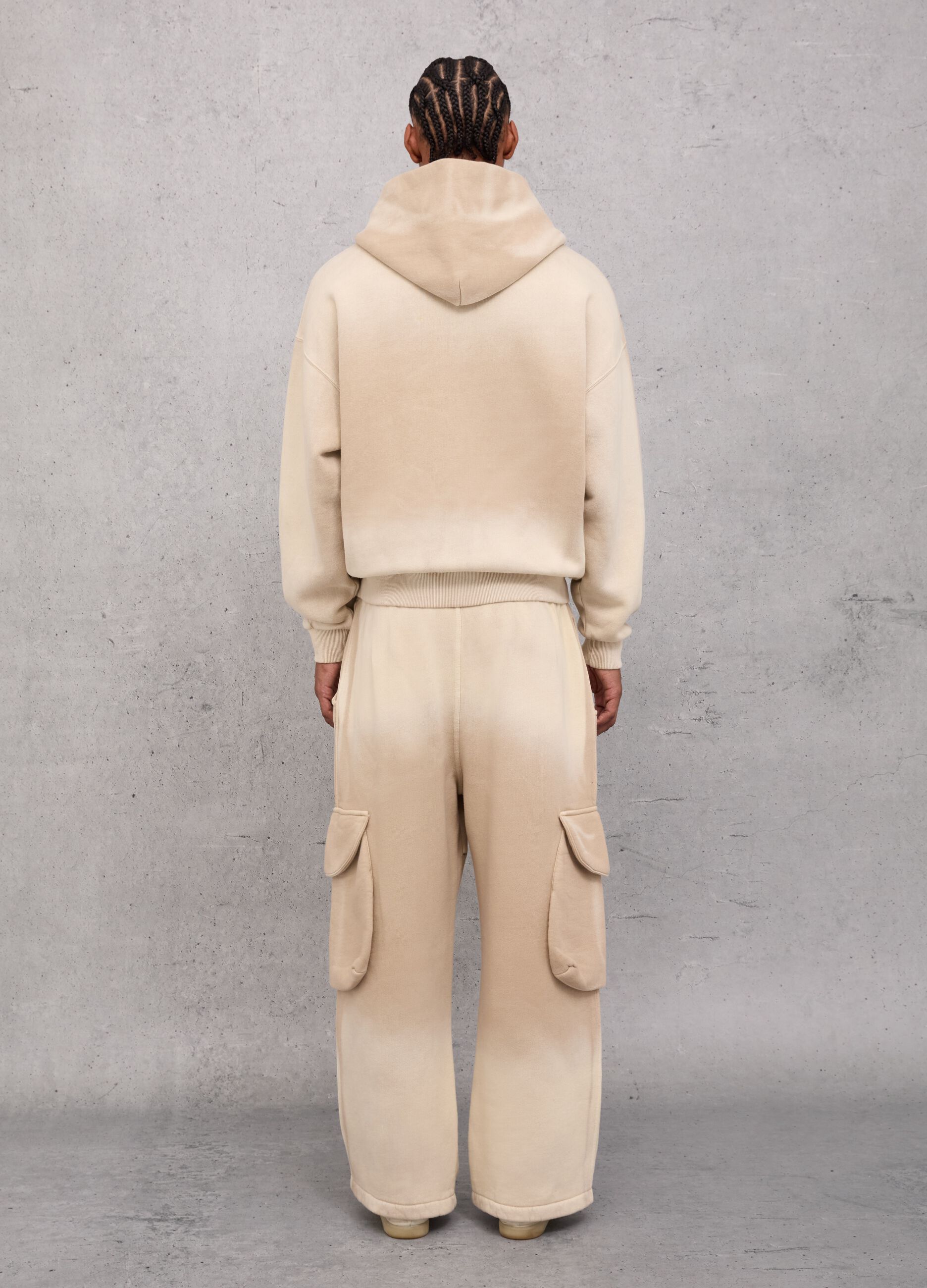 Sunfaded Cargo Sweatpants Vintage Sand