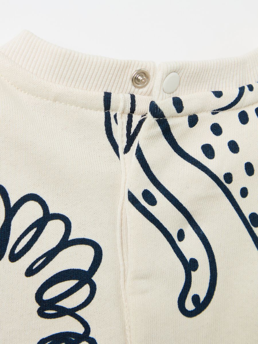French terry jogging set with print_3