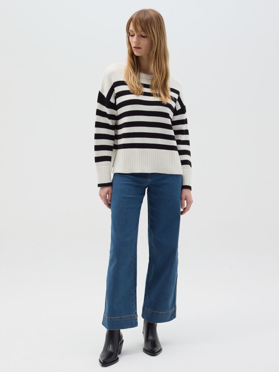 Oversized striped pullover_1