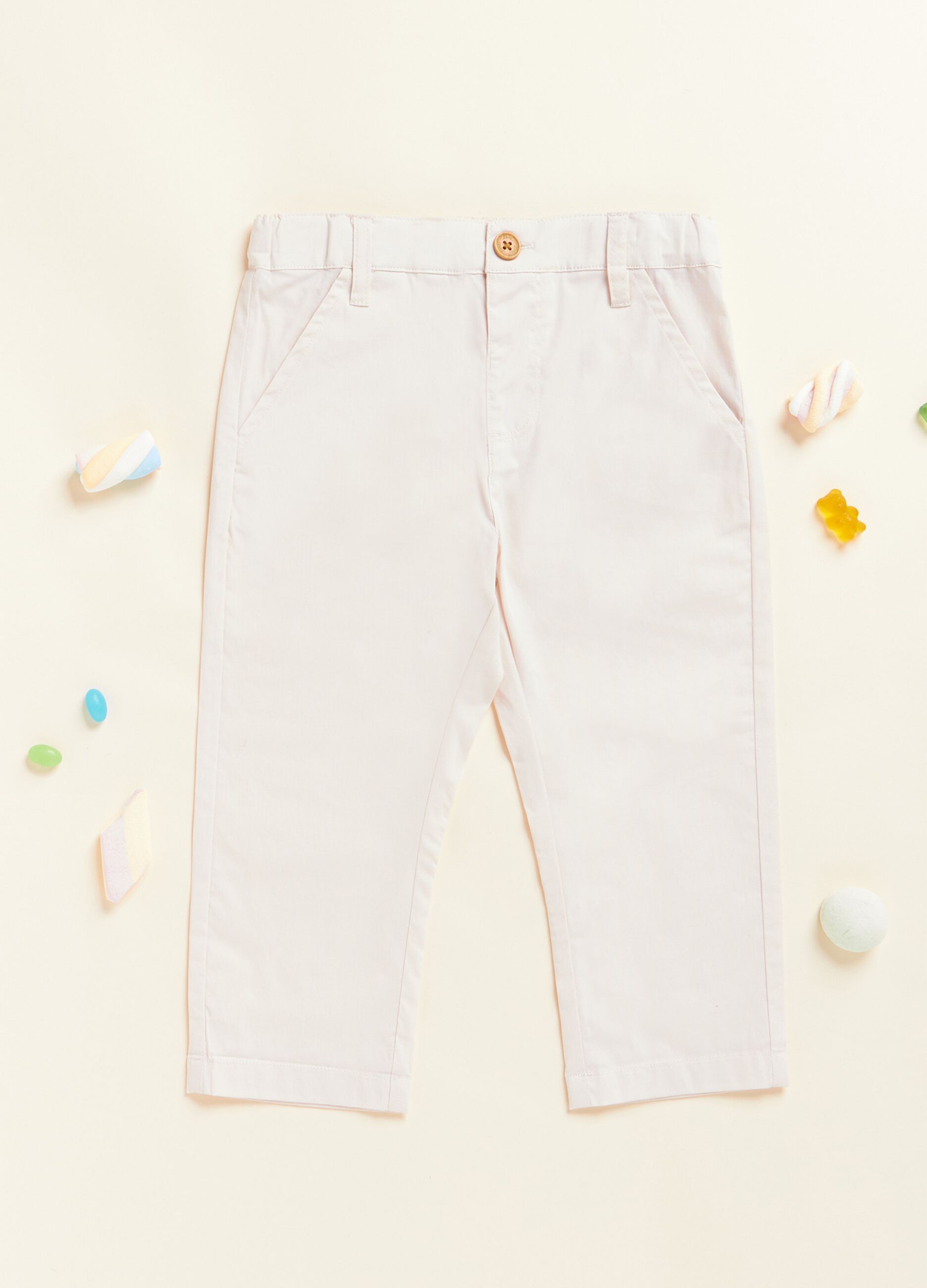 Pantaloni in cotone stretch IANA_0