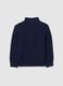Children's oversized pure blue cotton sweater_4