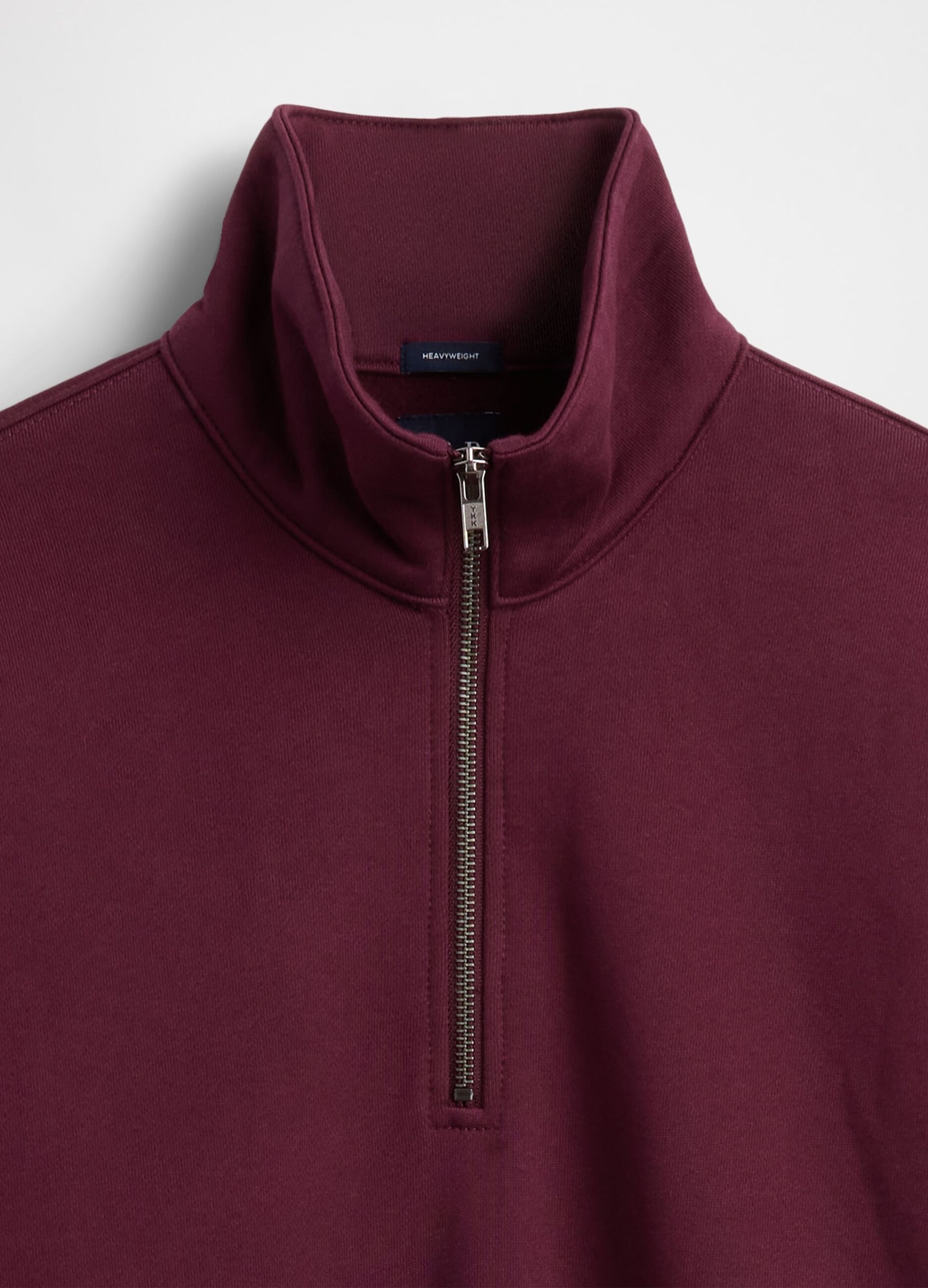 Purple Half-Zip Sweatshirt