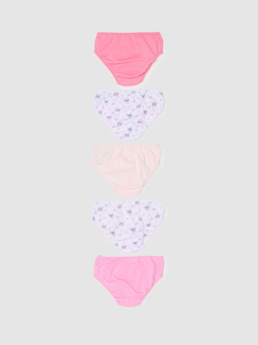 Multipack of girls' briefs in pure cotton, multicolour regular fit_1