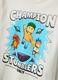 White pure cotton kids&rsquo; T-shirt with Stumble Guys print, regular fit_2