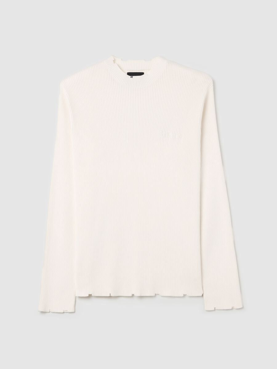 Light Knit Crewneck Vintage White_5