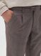 Brown Comfort Fit Chino Trousers_3