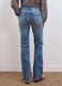 Light Blue Stretch Cotton Bootcut Jeans_2