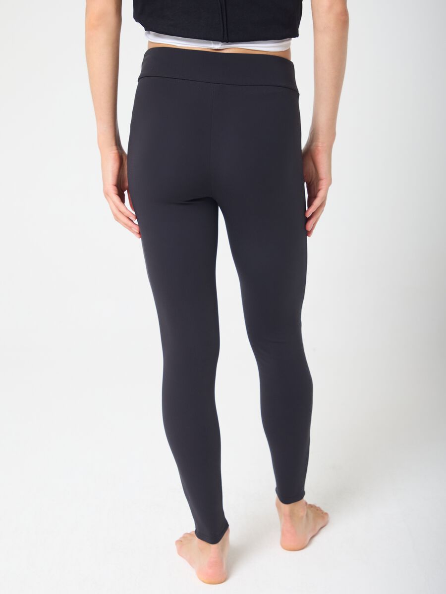 ALTAVIA STUDIO Stretch Technical Fabric Leggings with Zip Pockets_3