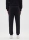 Black Cotton Blend Jogging Trousers_2