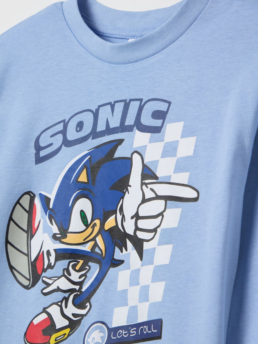 Cotton pyjamas with Sonic print_3