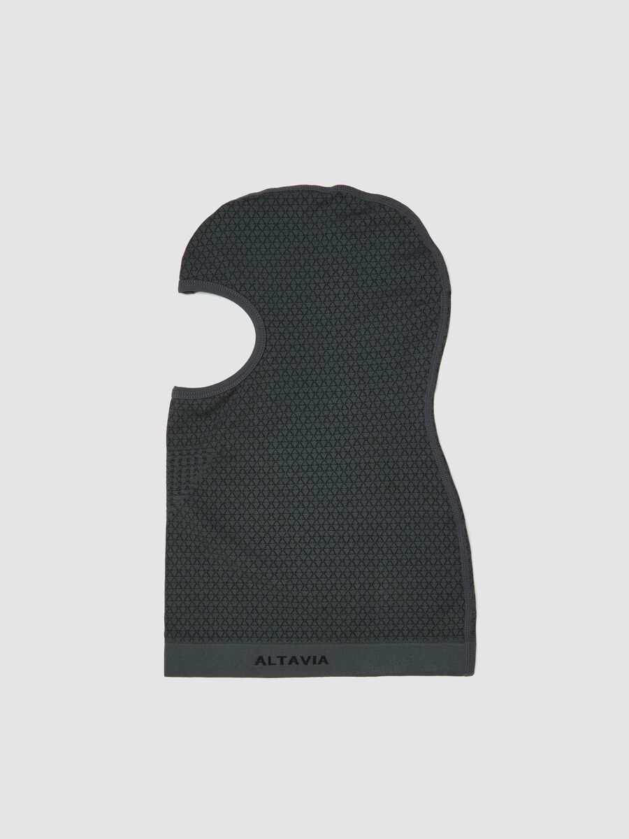 Grey stretch-fabric balaclava ALTAVIA WITH DEBORAH COMPAGNONI_0