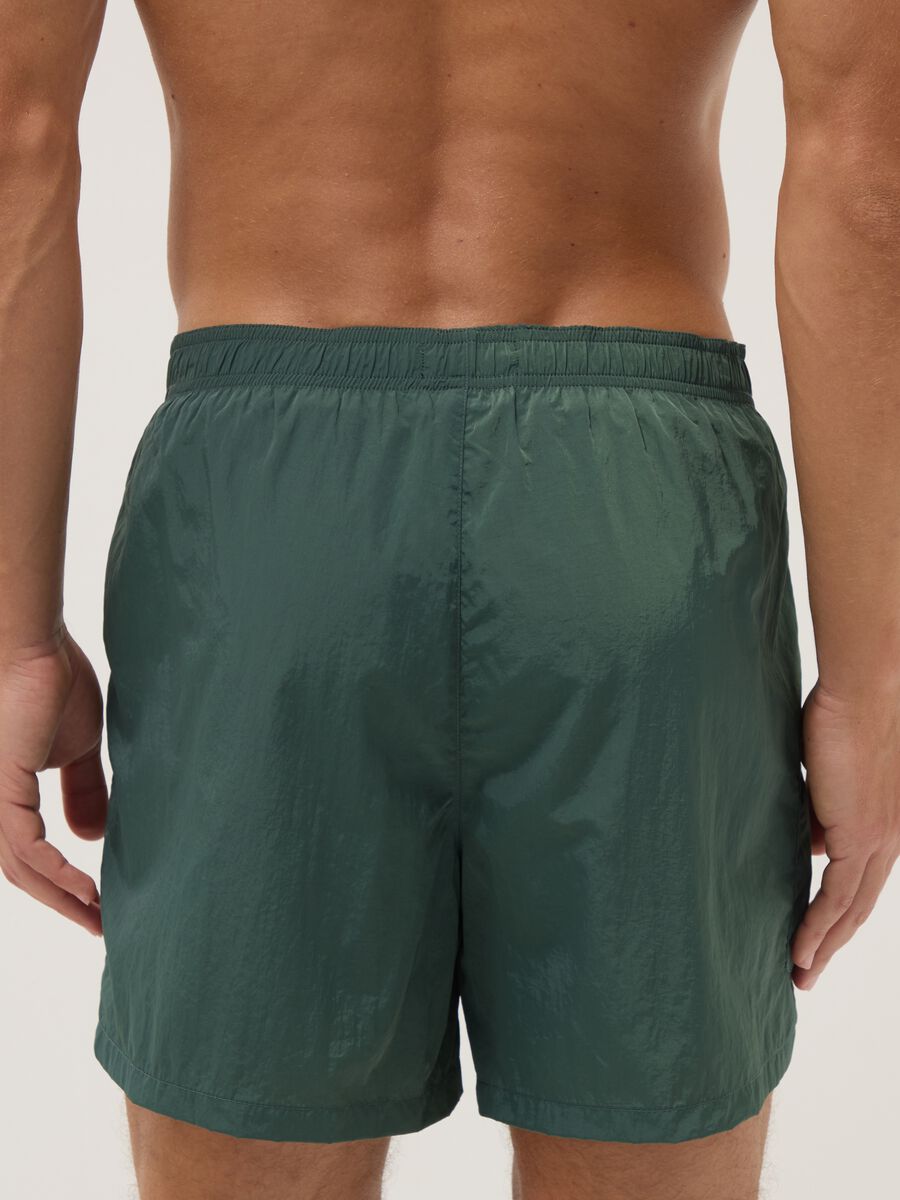 Boxer mare verde con vita elasticizzata_2