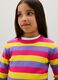 Girls' multicoloured regular fit pure cotton pullover_2
