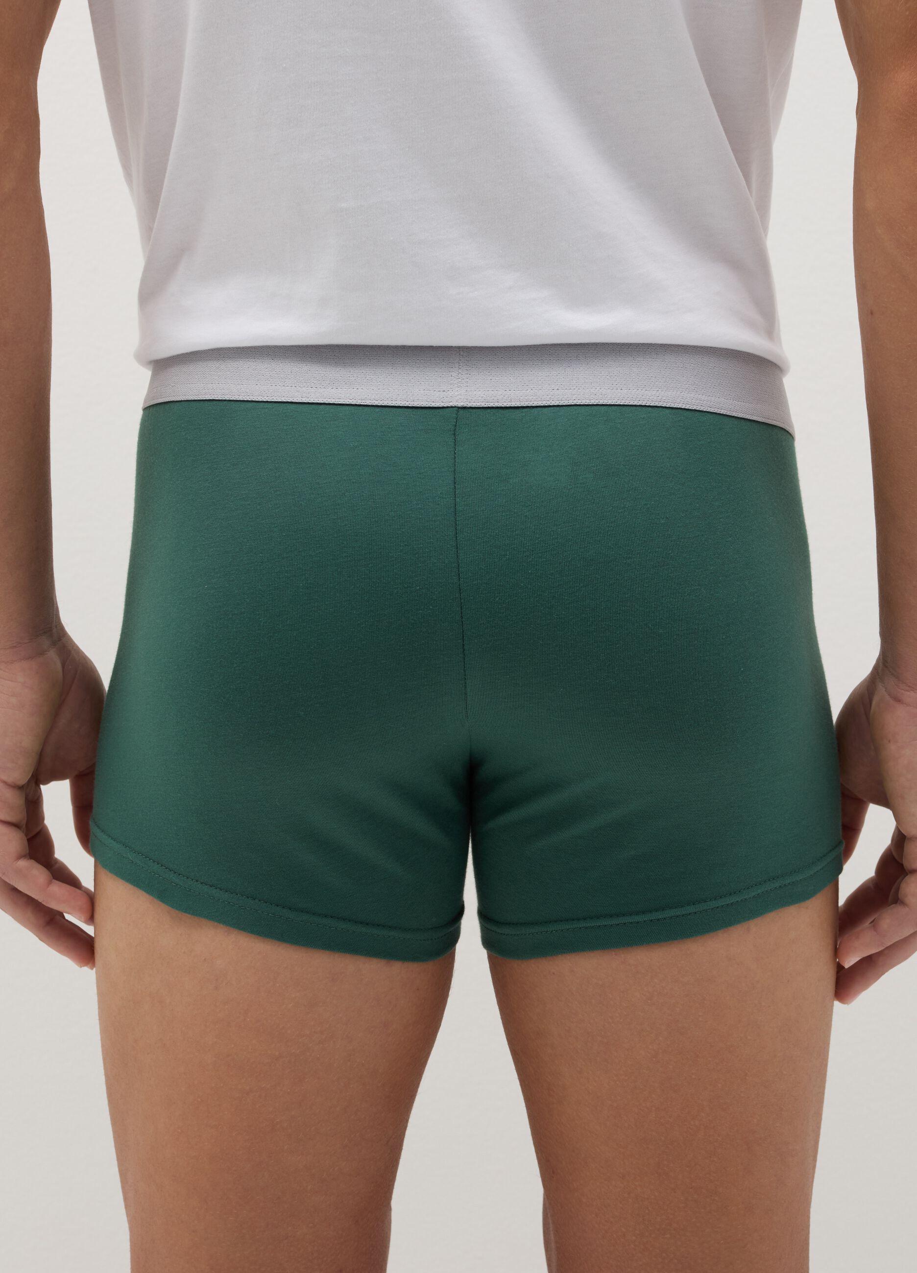 Three-pack boxer shorts with micro pattern