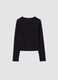 Black slim-fit stretch organic cotton jersey T-shirt_1