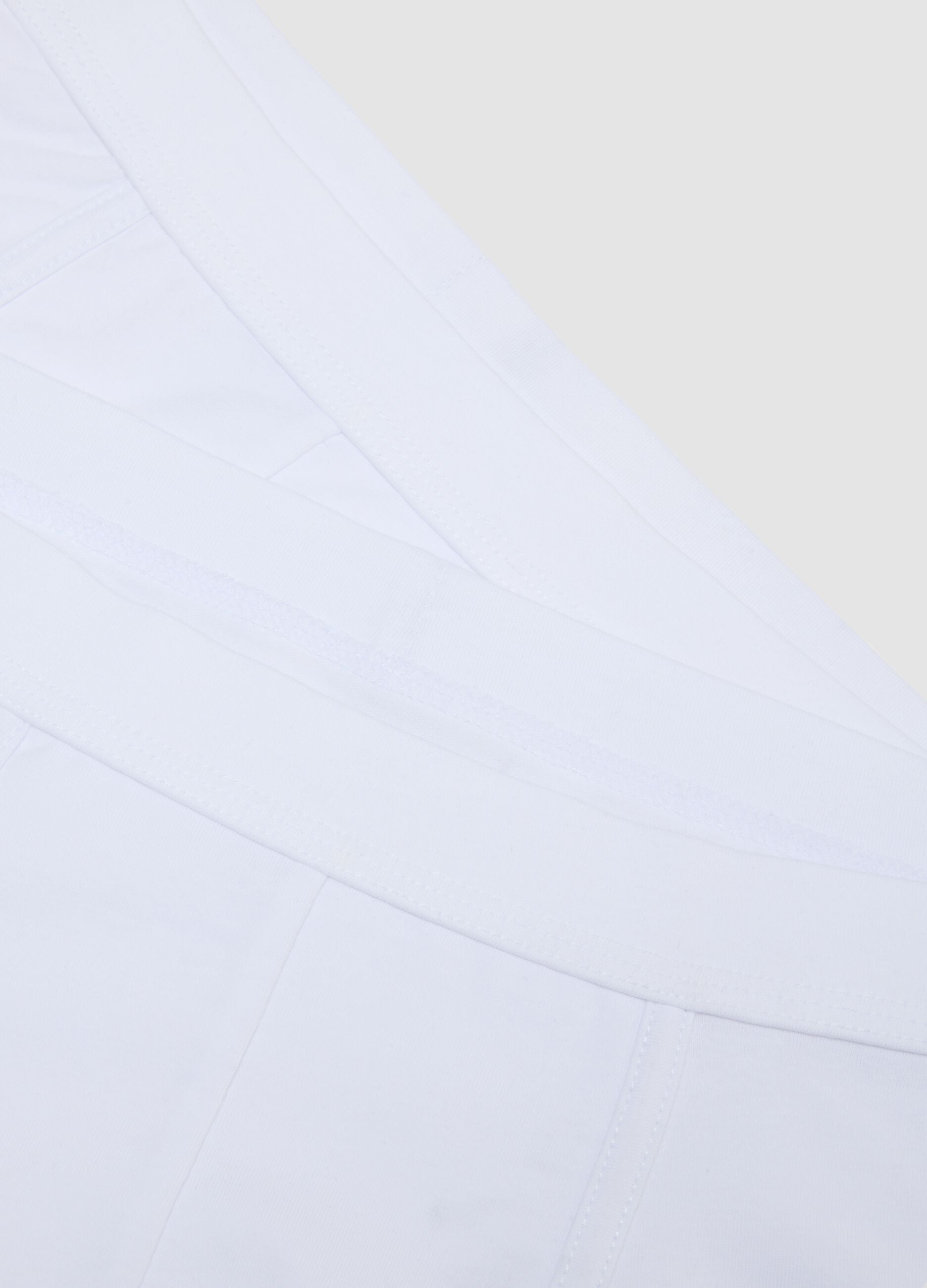 2-pack of white Supima stretch cotton boxers