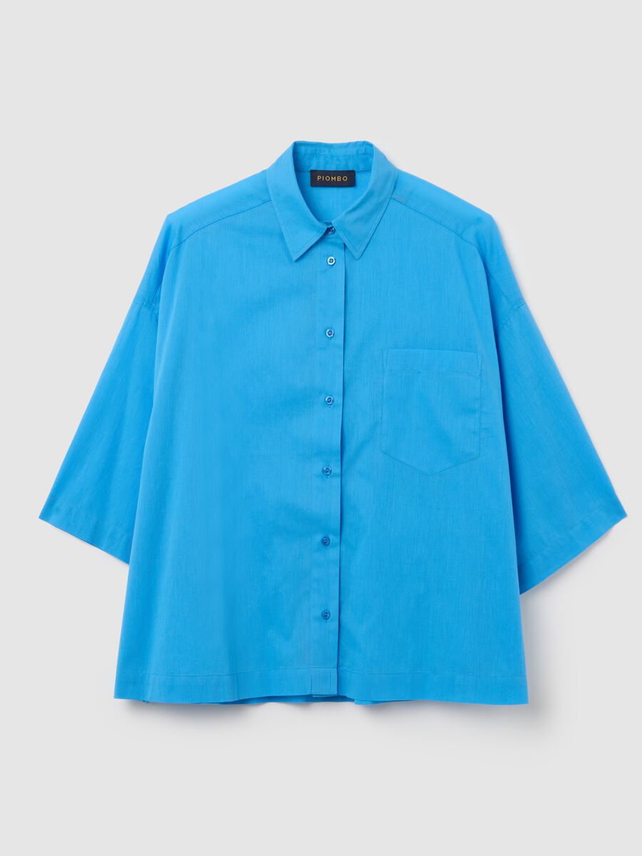 Light blue shirt in 100% cotton_4