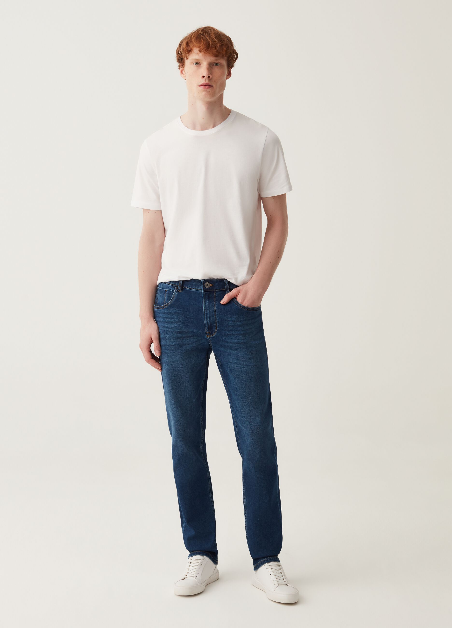 Jeans slim fit cinque tasche_0