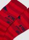 3-pack of multicolour short socks in stretch organic cotton with pattern_2
