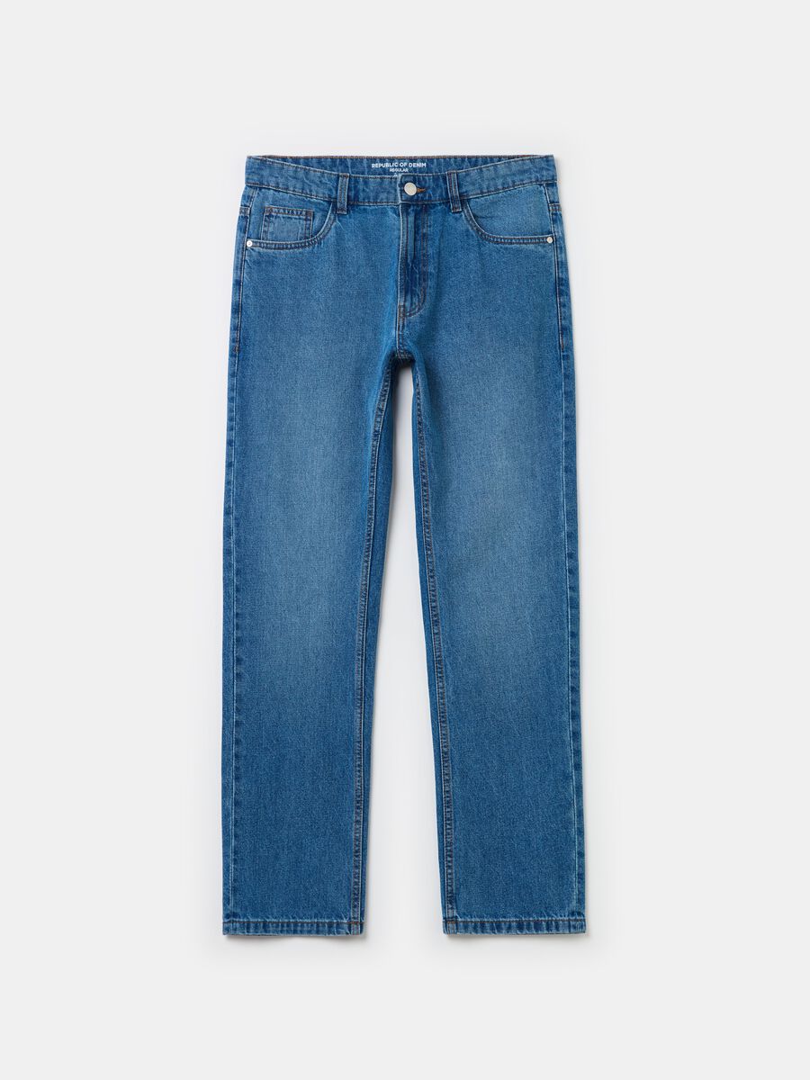 Jeans regular fit cinque tasche_4