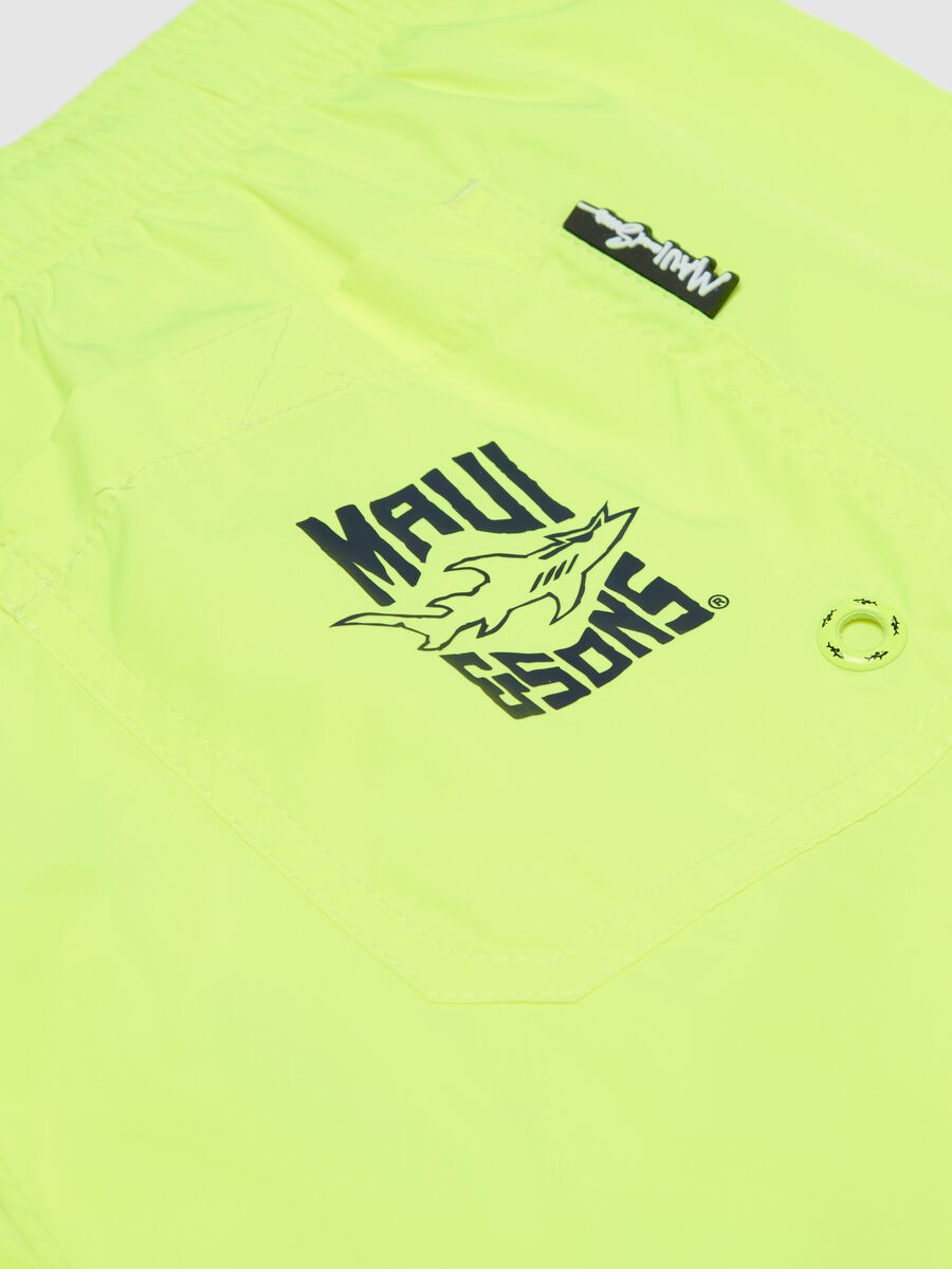 Maui Yellow Beach Shorts_5