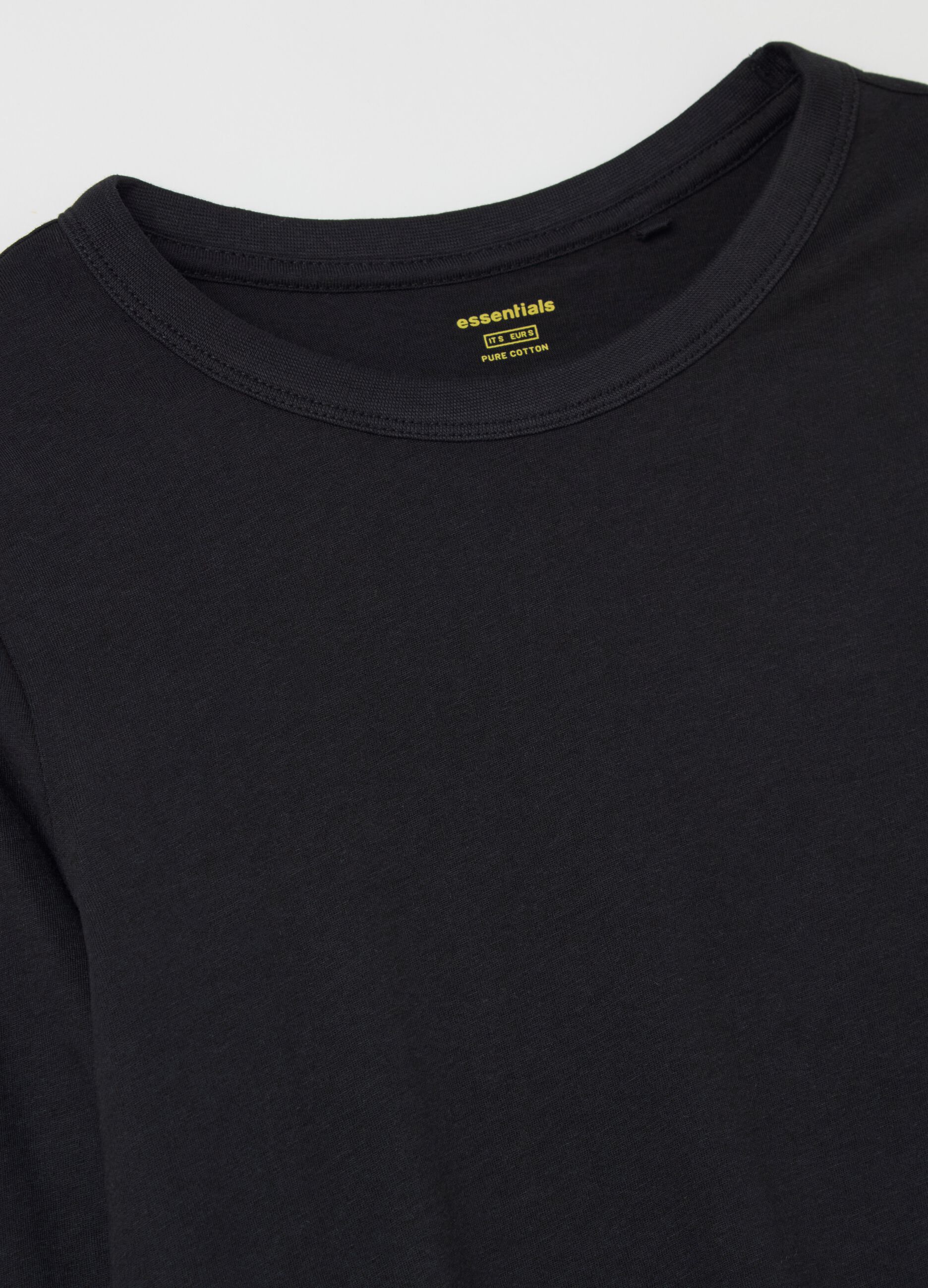 Essential long-sleeved T-shirt in cotton