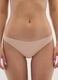 Beige cotton thong briefs with regular fit_1