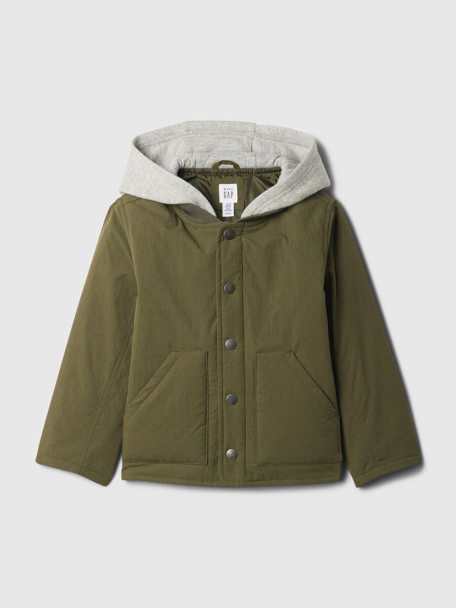 Jacket with fleece hood_0