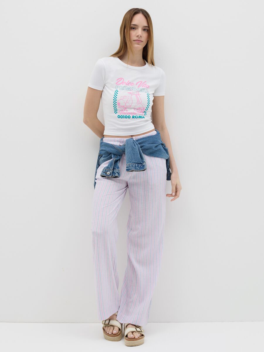Relaxed-fit trousers with drawstring_0