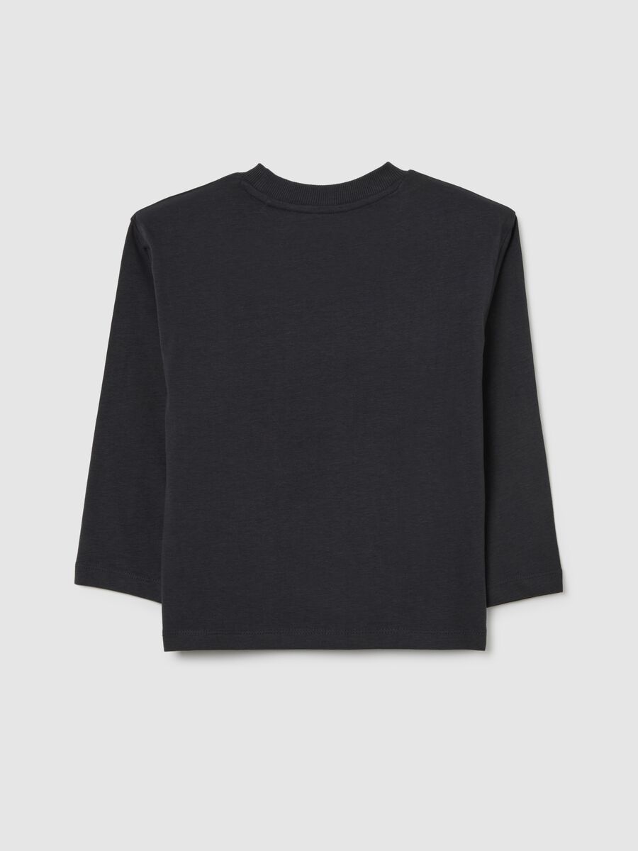 Black long-sleeve cotton t-shirt_1