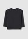 Black long-sleeve cotton t-shirt_1