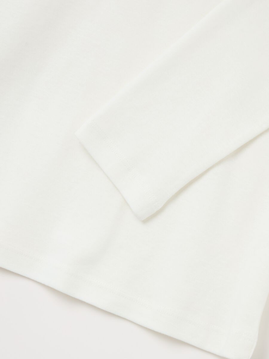 Long-sleeved T-shirt with boat neck_5