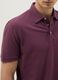 Polo viola in puro cotone a maniche corte slim fit_3