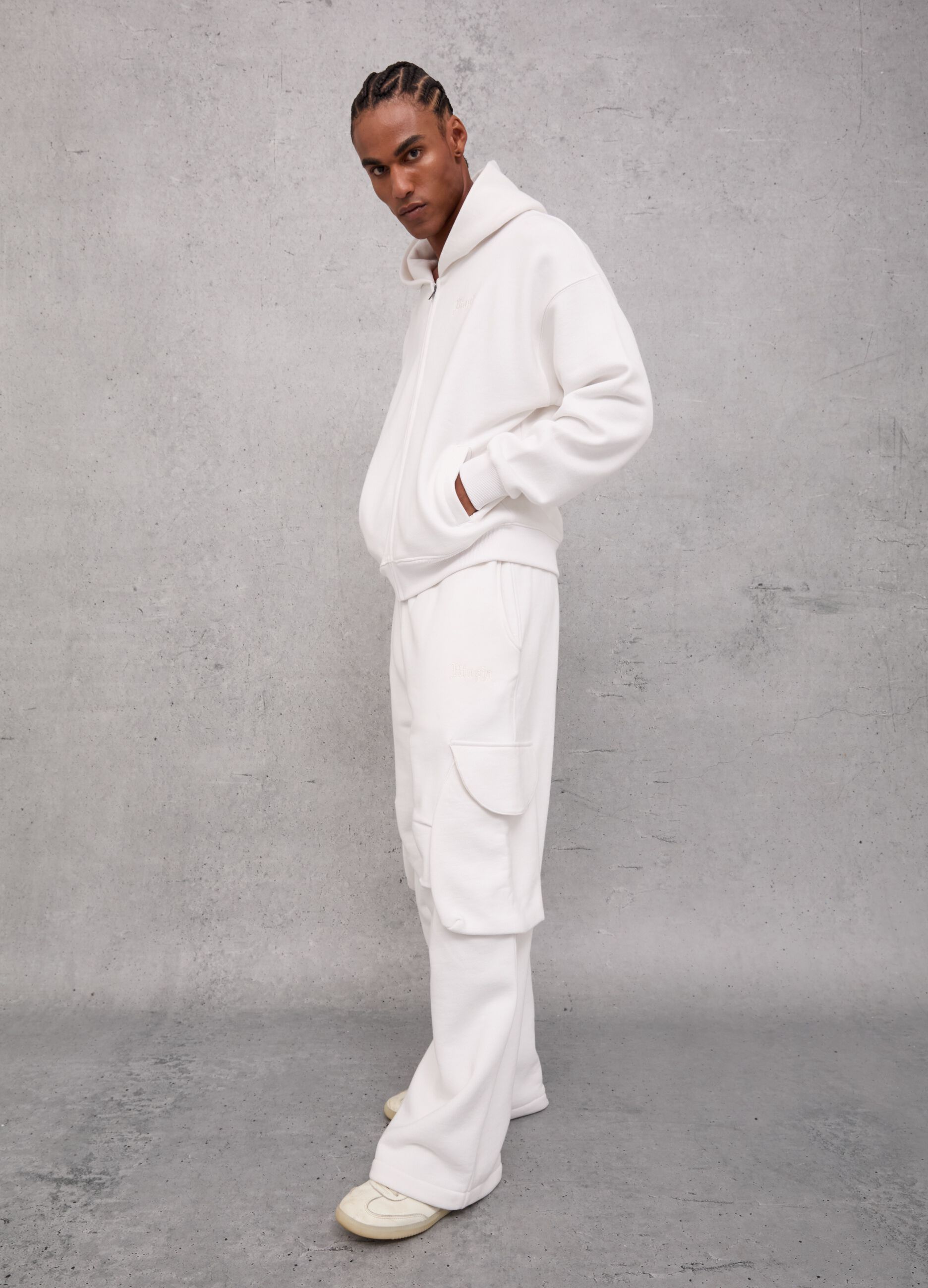 Cargo Sweatpants White