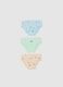 Multicolour stretch cotton baby briefs tripack_0