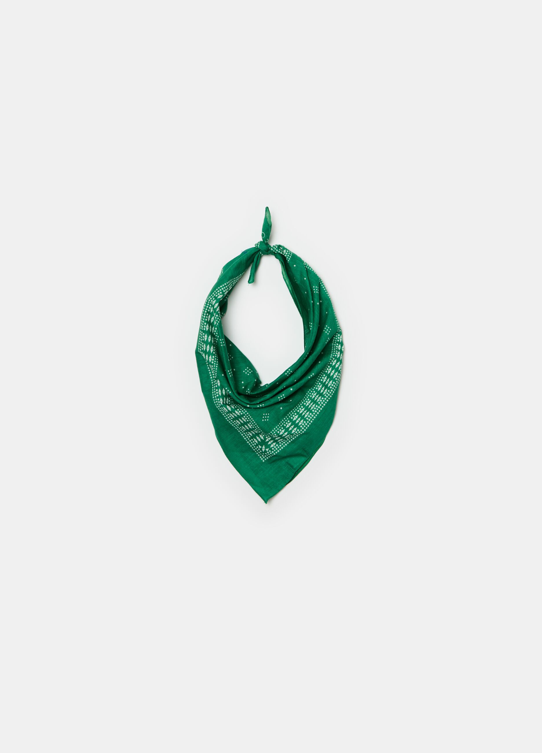 Ovs Bandana in cotone stampa micro rombi