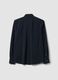 Black slim-fit shirt in breathable stretch fabric with 4-way stretch_2