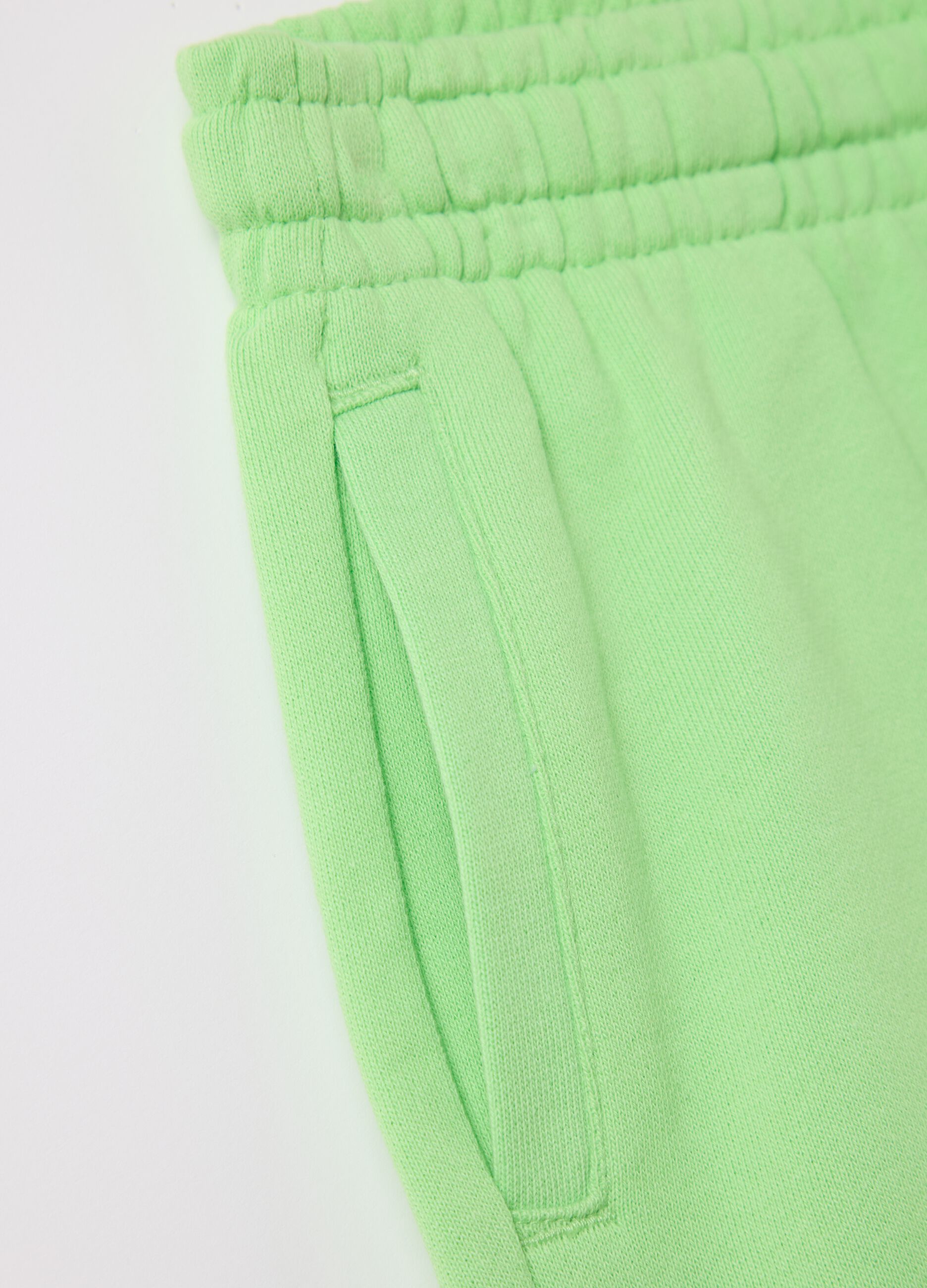 Green Shorts for Kids by OVS in Pure Cotton