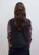 Grey pure wool gilet with deep V-neck_3