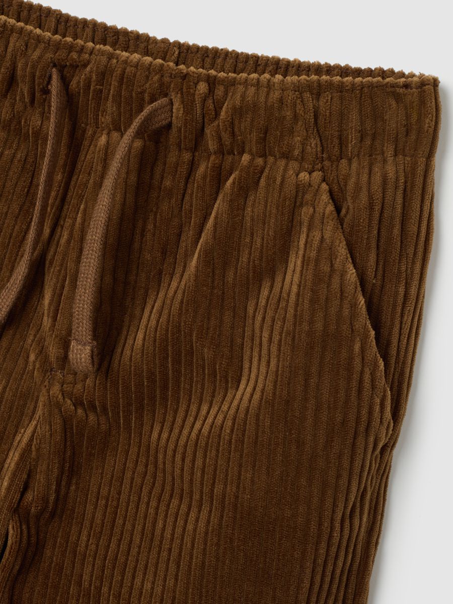 Children's Brown Velvet Trousers Regular Fit_2