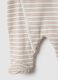 Newborn Multi-coloured Striped Stretch Cotton Sleepsuit_3