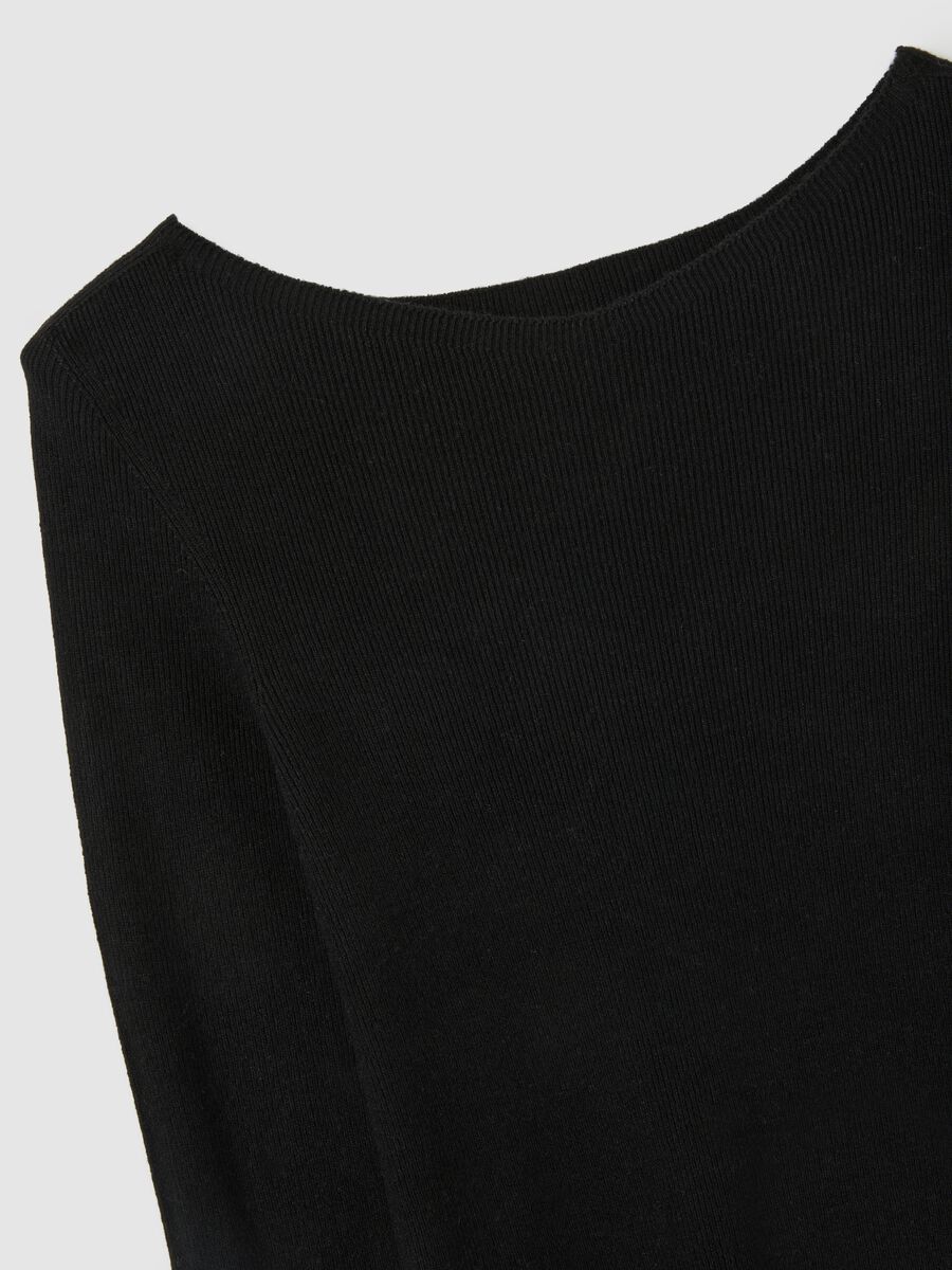 Maglione nero regular fit_5