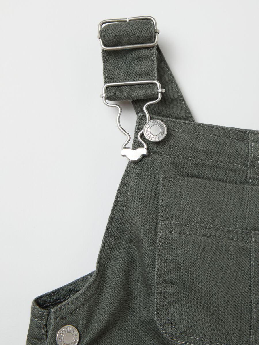 Cargo dungarees in cotton and Lyocell_3