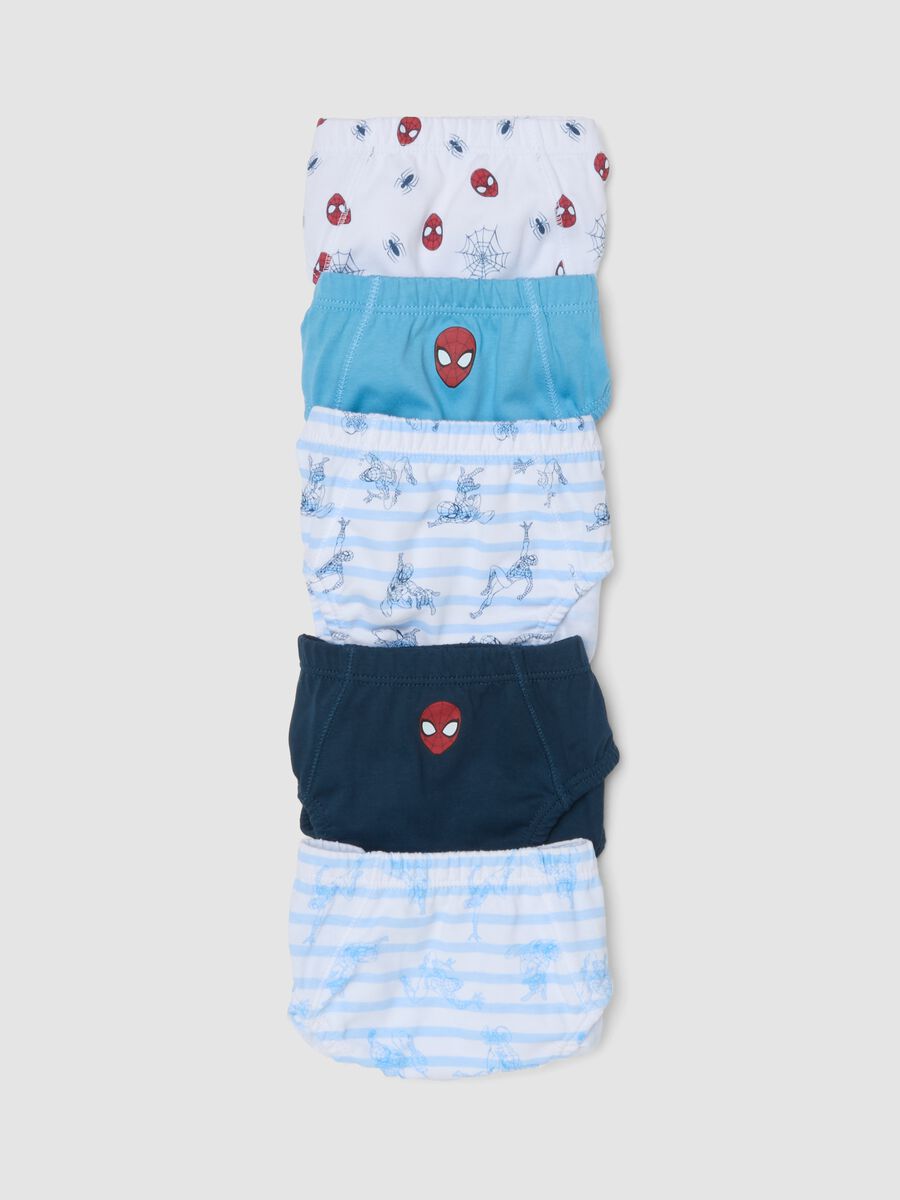 Pack of five multicolour organic cotton briefs_3