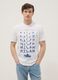 White pure cotton T-shirt with graphic print, regular fit_0